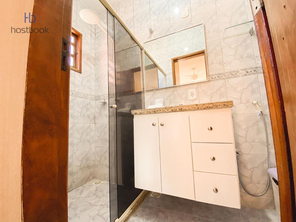 Casa A 400 M Da Praia Do Centro - Wifi 200Mb - Garagem - Tv 500 Canais - 2 Quartos - Cozinha Equipada - Churrasqueira Villa Rio das Ostras Bagian luar foto