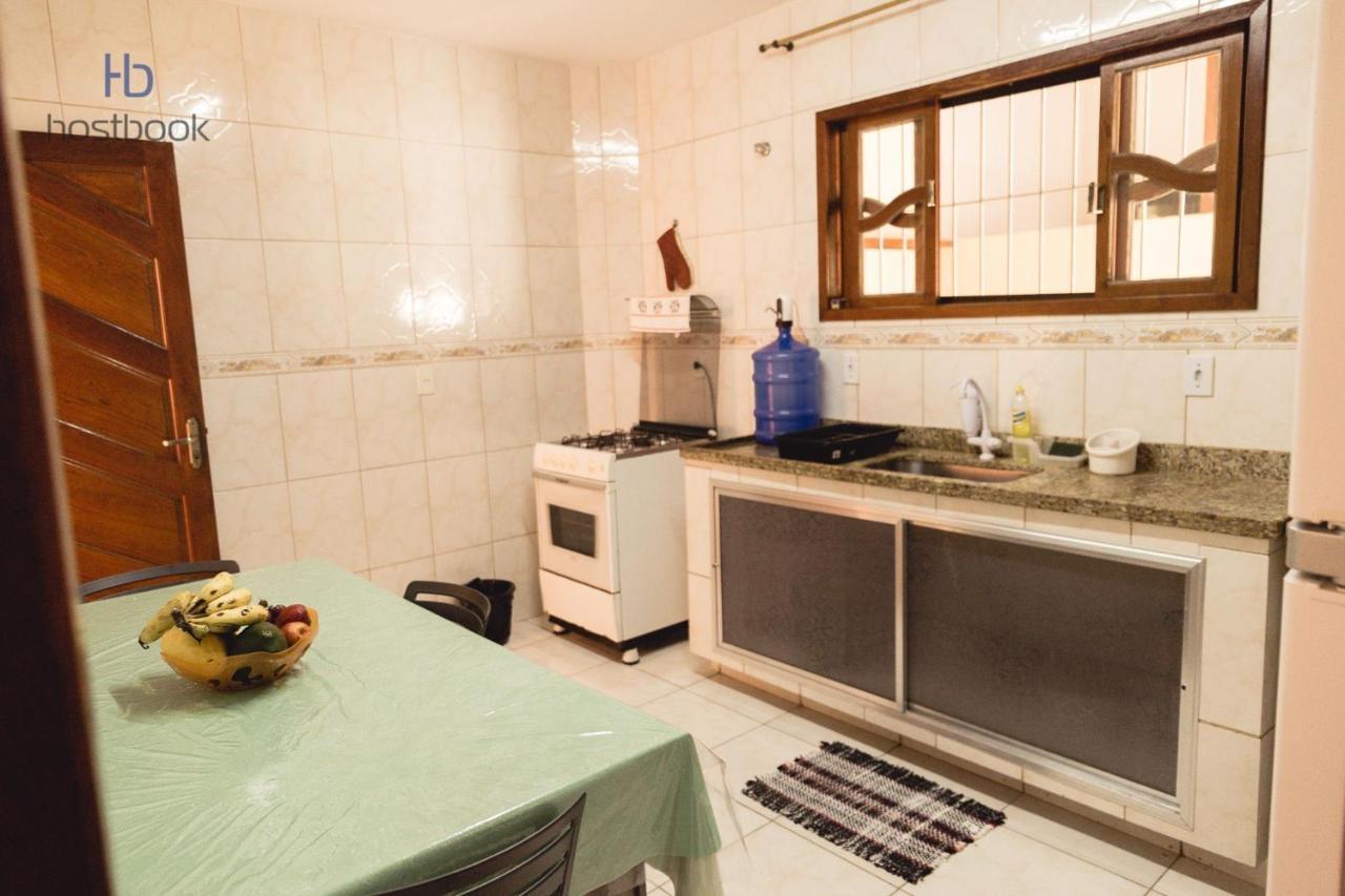 Casa A 400 M Da Praia Do Centro - Wifi 200Mb - Garagem - Tv 500 Canais - 2 Quartos - Cozinha Equipada - Churrasqueira Villa Rio das Ostras Bagian luar foto